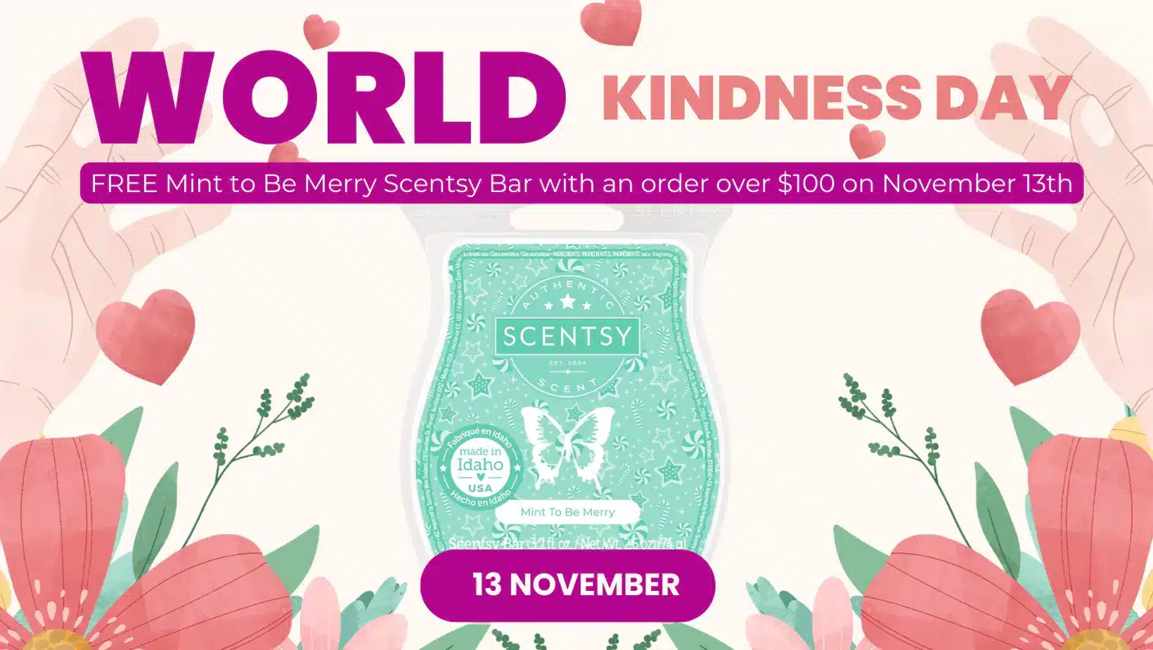 Celebrate World Kindness Day with Scentsy | 11/13